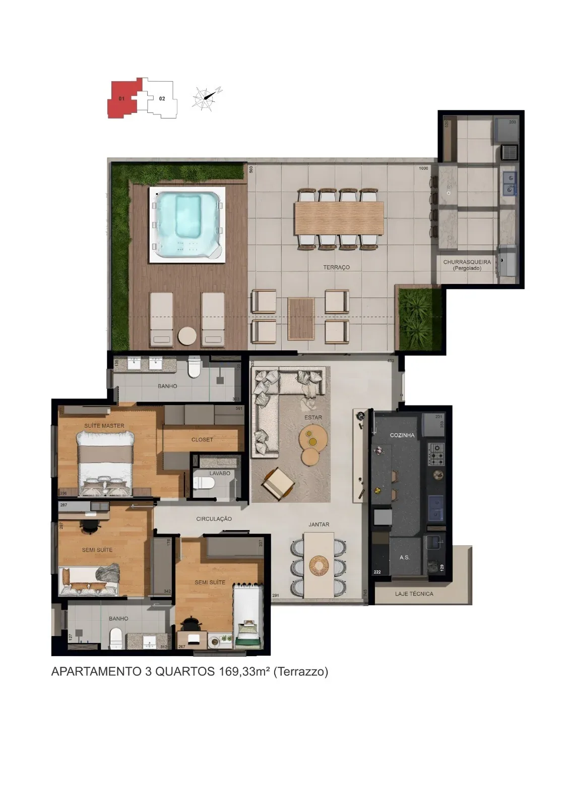 APARTAMENTO 3 QTOS I SUÍTE I CASTELO — foto 20